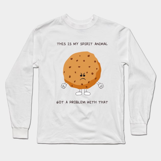 My Cookie Spirit Animal Long Sleeve T-Shirt by joefixit2